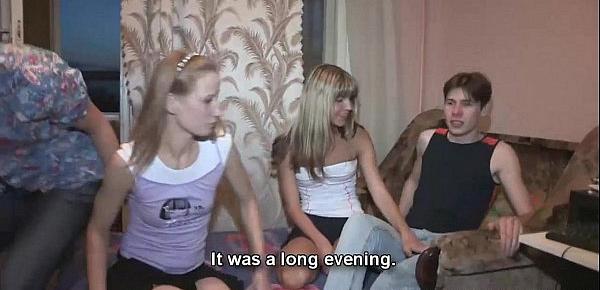  Young Sex Parties - Double gang-bang followed by Sonja Gina Gerson teen porn